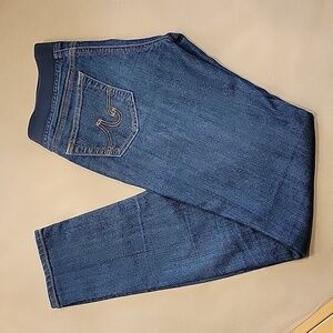 AG Adriano Goldschmied Size 25, Elastic Waist Jegging Pull On Jeans, Gently Used